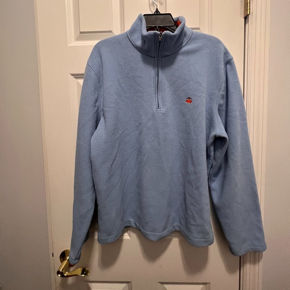 Brooks Brothers 346 large blue fleece sweatshirt